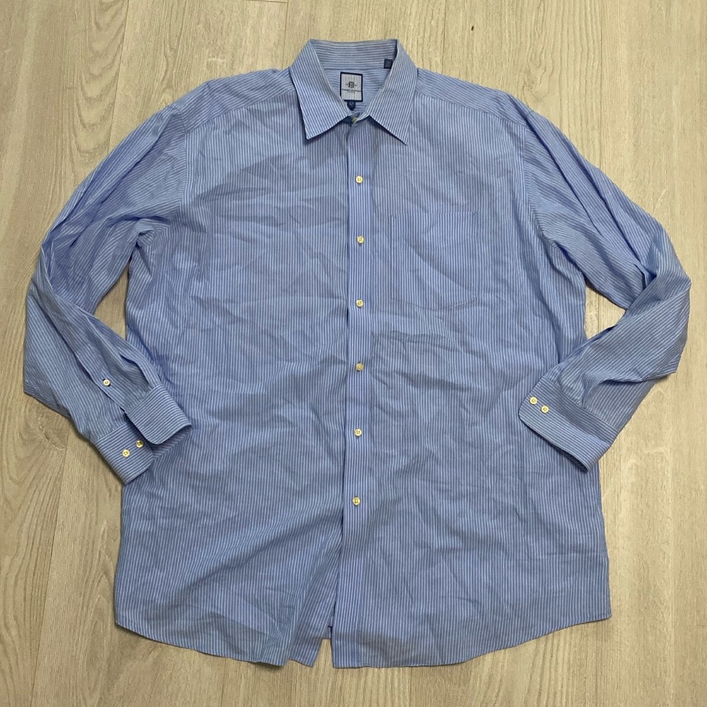 🔥BUNDLESALE 17.5 34/35 Tommy Hilfiger Ithaca button down dress casual shirt